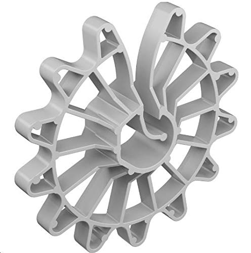 Miko® 100Stk. Abstandhalter für Senkrechte Bewehrung mit 35 mm Sternabstandhalter für den Baustahl - Die Abstandhalter sorgen für eine optimale Betonüberdeckung der Bewehrung