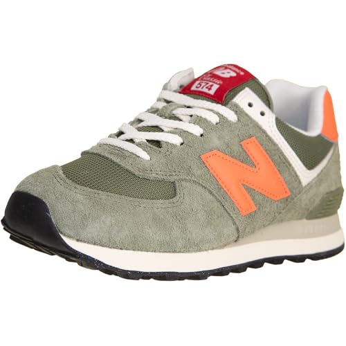 New Balance 574 Sneaker Trainer Schuhe (Dark Olive, EU Schuhgrößensystem, Erwachsene, Numerisch, M, 42)