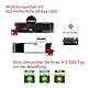 ELUTENG M.2 SATA auf SATA Adapter (Nicht unterstützt NVME/M.2 PCIE) MSATA und B Key/B&M Key M.2 NGFF SDD auf 2.5 III 2 in 1 Converter Unterstützt MSATA/M.2 NGFF SSD Nicht für M Key