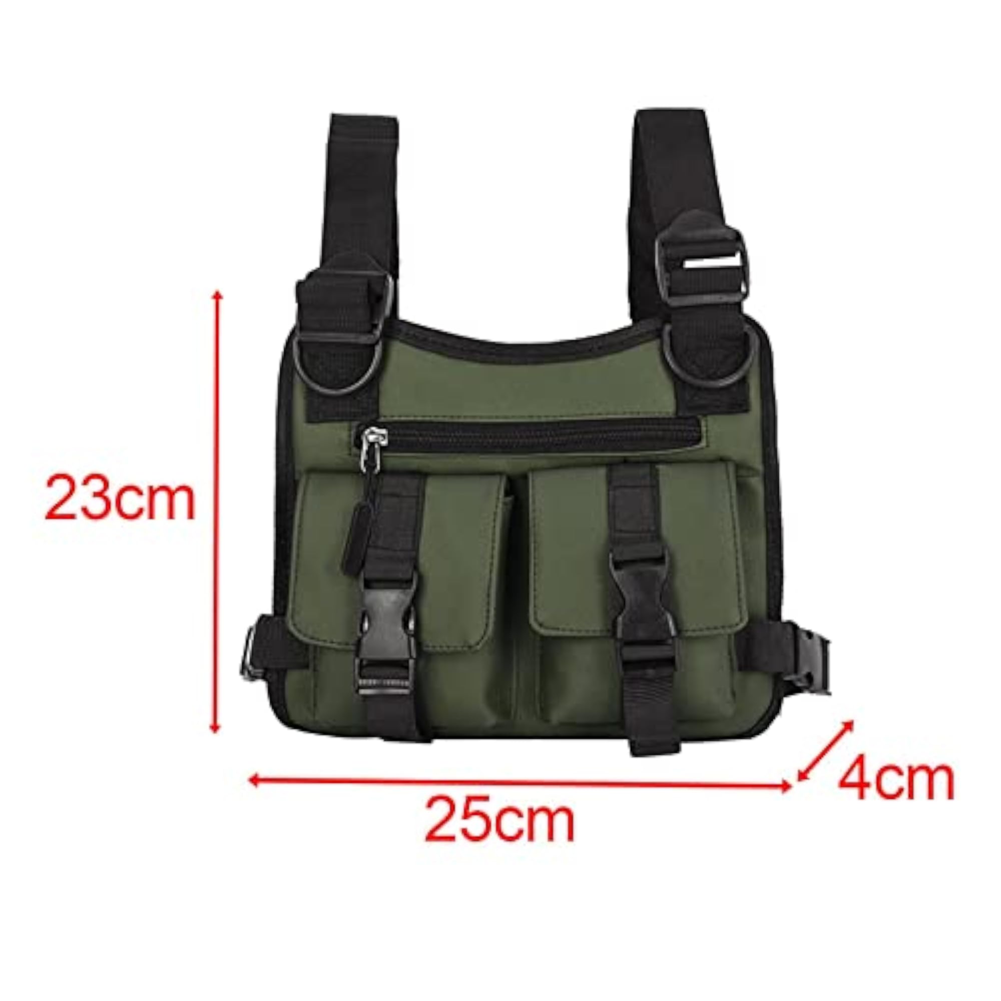 Lightweight Chest Rig Bag Pouch for Men & Women