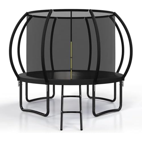8FT 10FT 12FT 14FT 16FT Outdoor Trampoline with Safety Enclosure Net