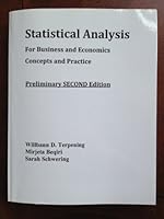 Statistical Analysis: For Business and Economics Concepts and Practices Gonzaga University 1939297095 Book Cover