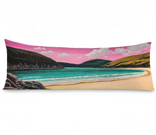 Jo[ 50x170  { 50x170cm ܂ 傫TCY g Q jp  ӂӂ ɗD Os[ \ T|[g \ Aj/v[g Body Pillow ({/r[`), M
