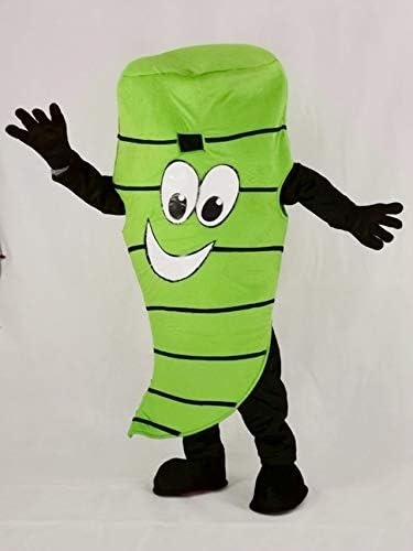 Mint Green Cyclone Hurricane Tornado Mascot Costume School Spirit Outfit | Spirit Week favorite, school mascot costume, pep rally performance, homecoming celebration, team spirit support