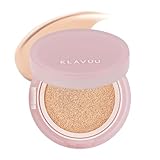 KLAVUU Actress Backstage Boosting Cushion Glow #21 Soft Ivory – Korean Cushion Foundation for Dry Skin, Long-Lasting Hydrating Coverage, Natural Dewy Glow, Smooth Glass Skin Effect, No Caking