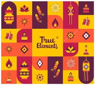 True Elements Dry Fruits Gift Box 132g – Premium Dry Fruits Box | Festive Hamper | Gift Hamper for all occasions | Gourmet Gift Hamper | Dryfruit Combo Pack