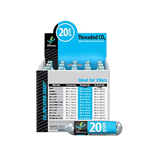 Genuine Innovations - Juego de Cartuchos de co2 Unisex, 20 g, Multicolor, 20 g Cover