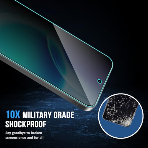 Image of FIRST MART Privacy Tempered Glass for Vivo X300 & X200 FE | Anti-Spy Screen Protector, Edge-to-Edge 9H Scratch Protection, Case-Friendly, Bubble-Free | Pack of 1