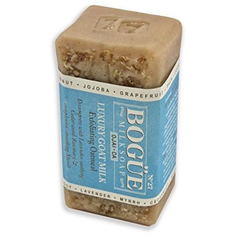 Bogue Milk Soap - No.27 Exfoliating Oatmeal- Gently Scub Your Skin and Decompress with Cedarwood, Lavender, Rosemary and Myrrh (Oatmeal Exfoliating) Cover