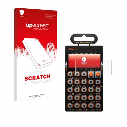 upscreen Scratch Shield Screen Protector compatible with Teenage Engineering PO-16 factory - HD-Clear, Anti-Fingerprint