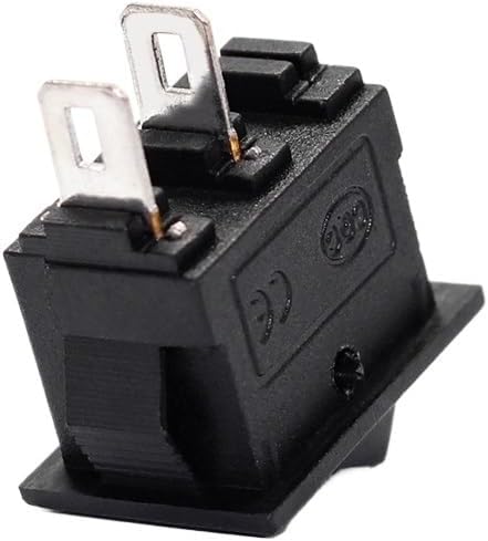15x10mm mini Rocker Switch 3A 250V 2 pins on -Off mini Power Rocker switches