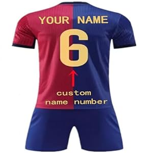Men Kids Customizable BAR Soccer Cu...