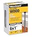 The Hillman Group 47310 6 X 1-Inch Square Drive Trim Screw-Sharp Point, 1-Pound