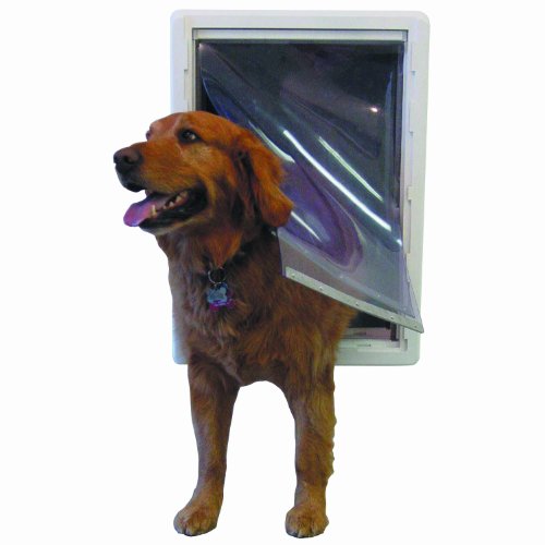 IDEAL PET Products Since 1979 Perfect Pet The Allwetter-energieeffiziente Hundetür, super groß, 38,1 x 59,7 cm Klappengröße