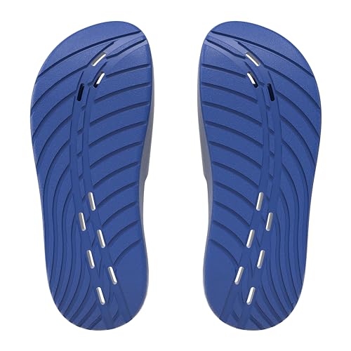 Speedo Slide J Ciabatte Per Unisex Bambini, Blu Navy/Bianco, 28 - 2