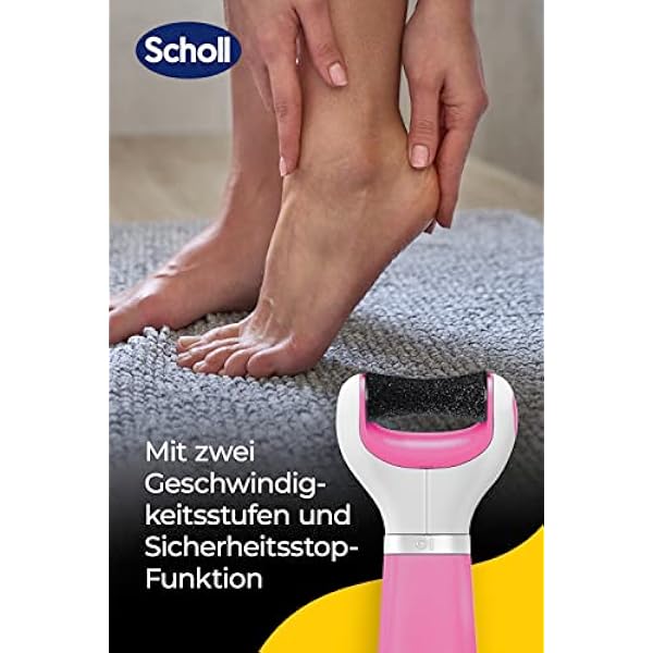 Scholl Velvet Smooth 3111629 Электрическая пилочка для ног до 90 минут розовая