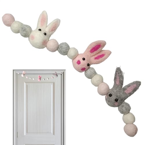 Generisch Osterhasen-Girlande mit Filz-Hasen