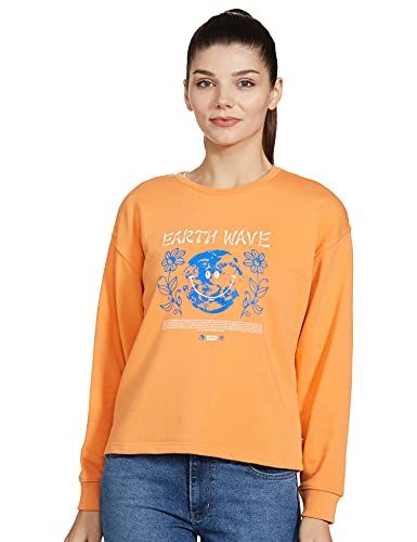 Image of Levi's Women's Cotton Hooded Neck Sweatshirt