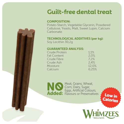 WHIMZEES Puppy Stix XS/S, 28 Pieces – Dog Dental Stix, Size XS/S, Dog Dental Sticks for Extra Small and Small Breeds, Natural and Grain Free, Rawhide-Free, Vegetarian, No Added Sugar - Image 6