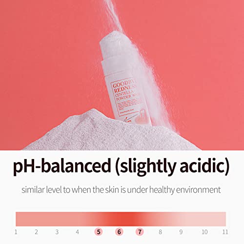 Benton Goodbye Redness Centella Powder Wash - Enzyme Powder Face Wash – Gentle Scrub Exfoliation, Deep Pore Cleansing – Soothe Redness & Irritated Skin – Hypoallergenic Mild Acne Cleanser 2.82Oz. #TOP5