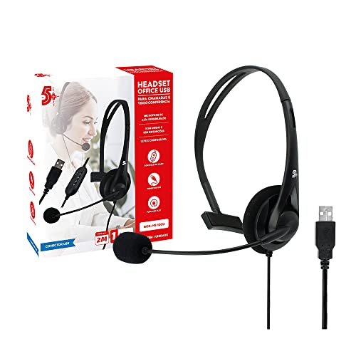 Headset Office Call Usb 2Mts