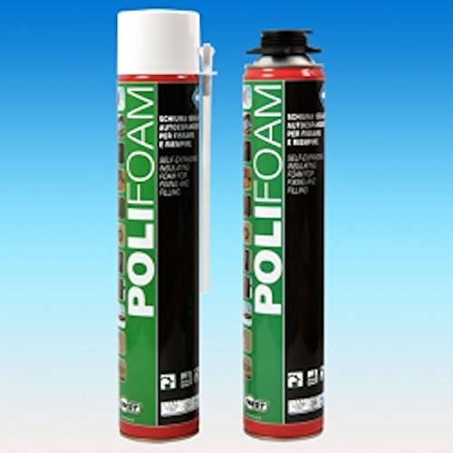 SCHIUMA POLIURETANICA 750ml MANUALE POLIFOAM FACOT...