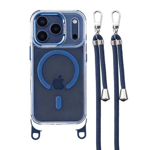 Coque magnétique iPhone 13 Pro Max antichoc avec tour de cou