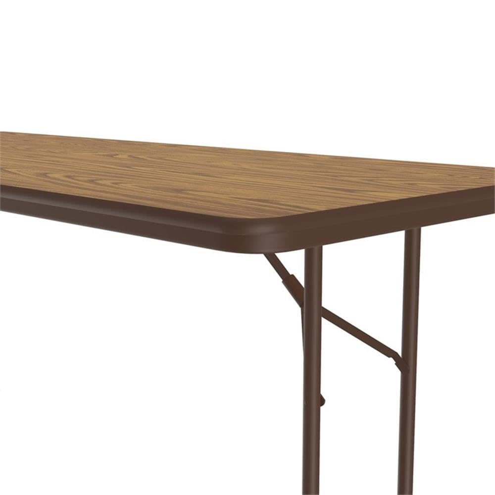 Correll 18"x72", Montana Granite High Pressure Laminate Seminar, Training or Classroom Table with Folding Panel Leg, Seats 2 (SP1860PX-55)