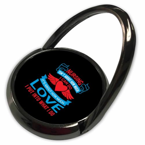 3dRose Nursing is not About How Much I can do, it is About How Much Love... Phone Ring