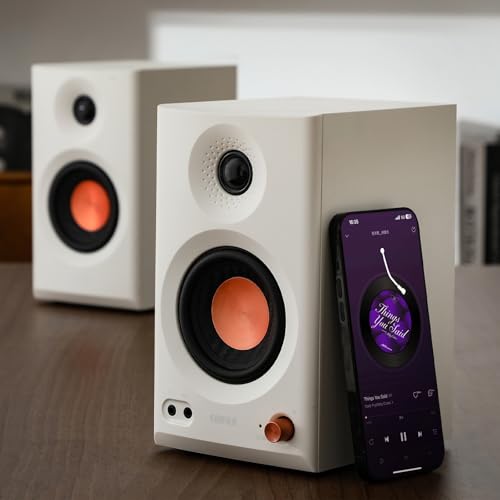image for Edifier MR3 Powered Studio Monitor Speakers, Hi-Res Audio Certified Bl