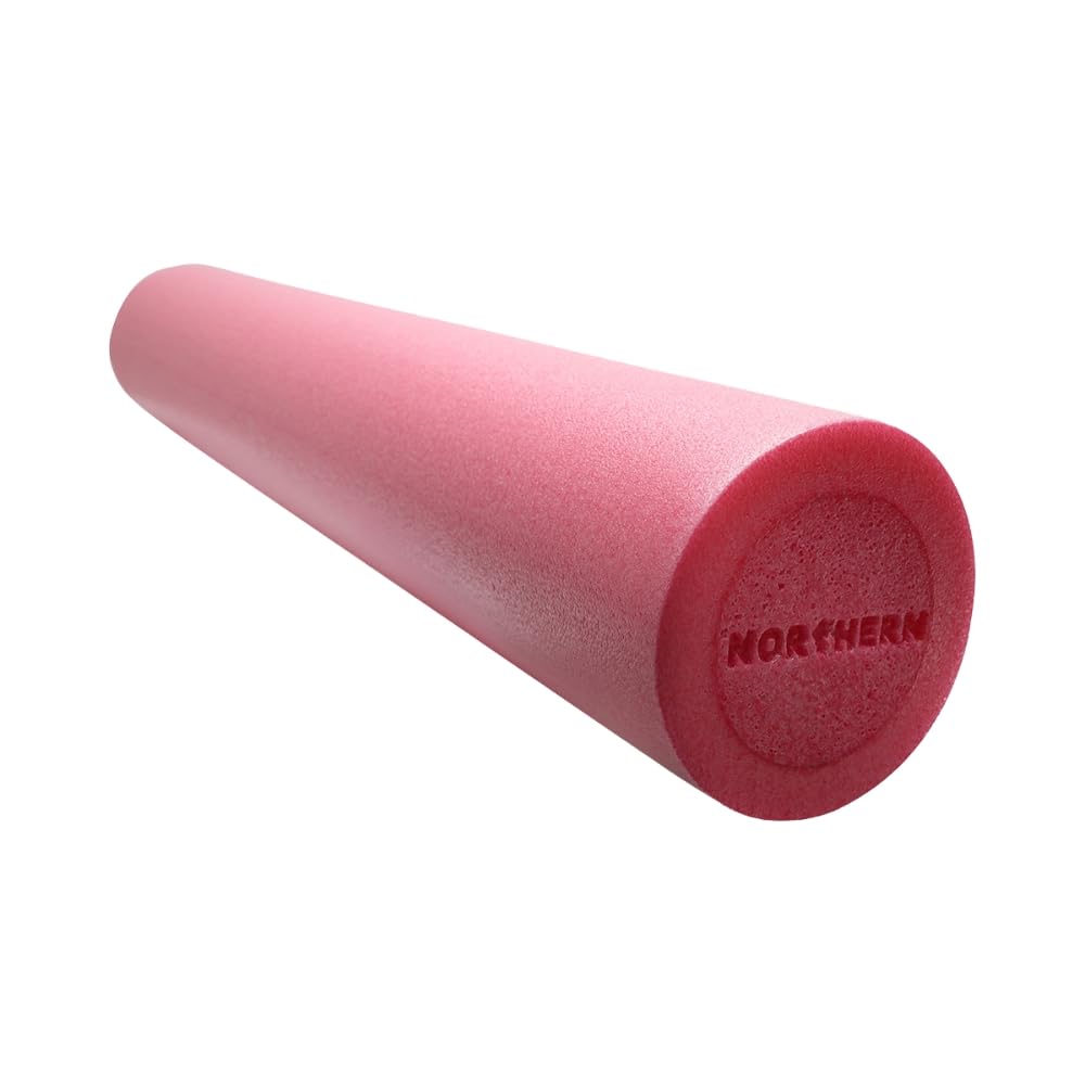 Northern Foam Roller Extra Long Muscle Roller Exercise, Lightweight Fitness Foamroller, Deep Tissue Self Massage, Home Gym, Pilates, Yoga, Pain Relief, De-Stress, Recovery