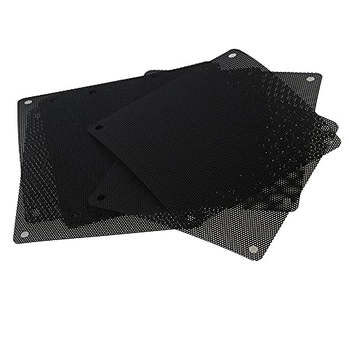 Image of WAR HAMMER 120mm PVC Black PC Cooler Fan Dust Filter Dustproof Case Cover Computer Mesh (Pack of 10)