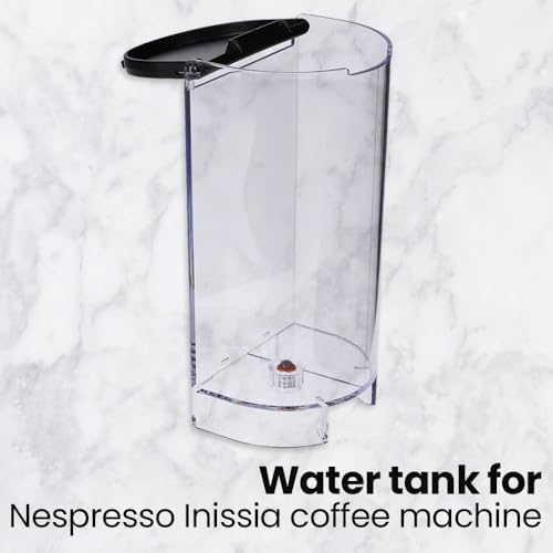 Miniatura 3 de Anakel Home Repuesto Depósito Agua Cafetera Ms-624403 Compatible Con Cafetera Nespresso Inissia Tanque De Agua, Plástico Resistente, Incluye Tapadera, 0.7l
