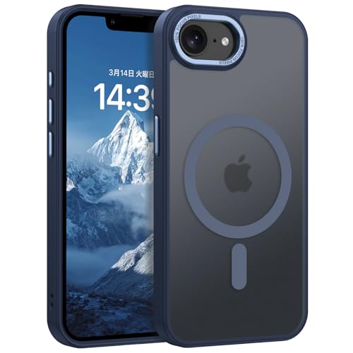 VENINGO iPhone 16eP[X MagSafeΉ }Olbg  }bg ČRMILKi ϏՌ y wh~ C菝h~ Sʕی TPU+PC Xgbvz[t ϖh~ Phone 16eJo[ 6.1C` }