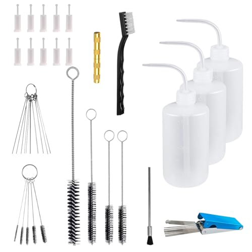 Multi-Purpose Spray Tool Cleaning Kit with Spray Tools Filters Paint Tools Clean Kit Airbrush Cleaning Kit for HVLP Gravity Suction Detail Paint Tool Airbrush