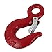 Aexit Tractor Tow Lifting Accessories Chain 0.5 Ton 1102.3 lb Weight Load Silver Tone Metal Fixed Grab Hooks Eye Hook