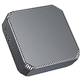 Schnellerer Intel Prozessor -- Dieser Mini Computer ist mit einem Intel Celeron J3455 Prozessor ausgestattet, der schneller ist als der durchschnittliche Intel Celeron Prozessor J3160 N3450 N4020 und der Intel Atom Z8350 Prozessor, Prozessorbasis: 1,5 GHz, Turbogeschwindigkeit bis zu 2,3 GHz, in der Lage, mehrere Aufgaben gleichzeitig zu bewältigen.