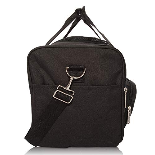 DALIX Signature Travel or Gym Duffle Bag in Black