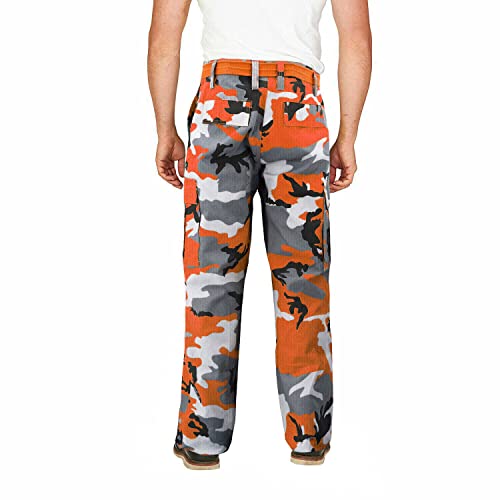 vkwear Men's Camo Military Tactical Work Combat Army Slim Fit Twill Cargo Pants2