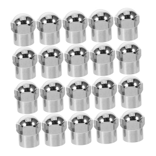 Garneck 100 Stück Plastikkappen mit Dichtungsring Einsetzbar für Autos Motorräder und Lastwagen Installieren und Luftdicht für Stilvolle Reifenaccessoires