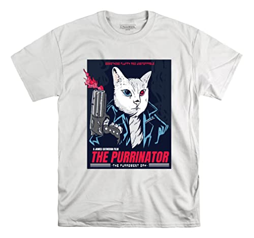 T-shirt Parody Cat Purr idée cadeau originale pour les passionnés de chats et de cinéma