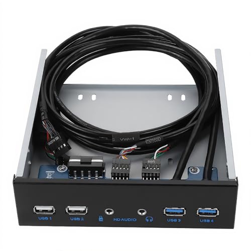Panneau Avant USB résout le manque de ports PC avec hub 19PIN et audio HD