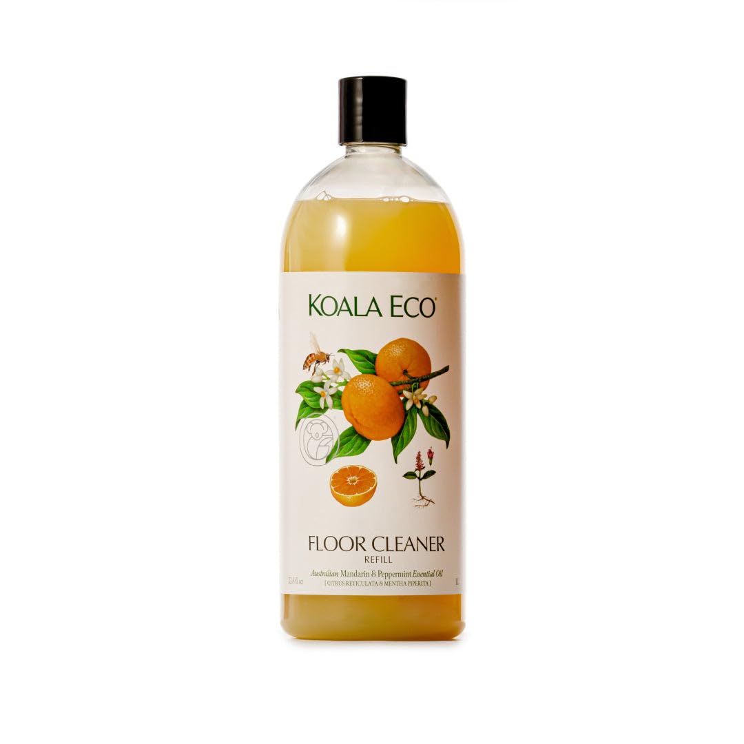 Koala Eco Floor Cleaner - with Australian Mandarin and Peppermint Essential Oil - 34oz
