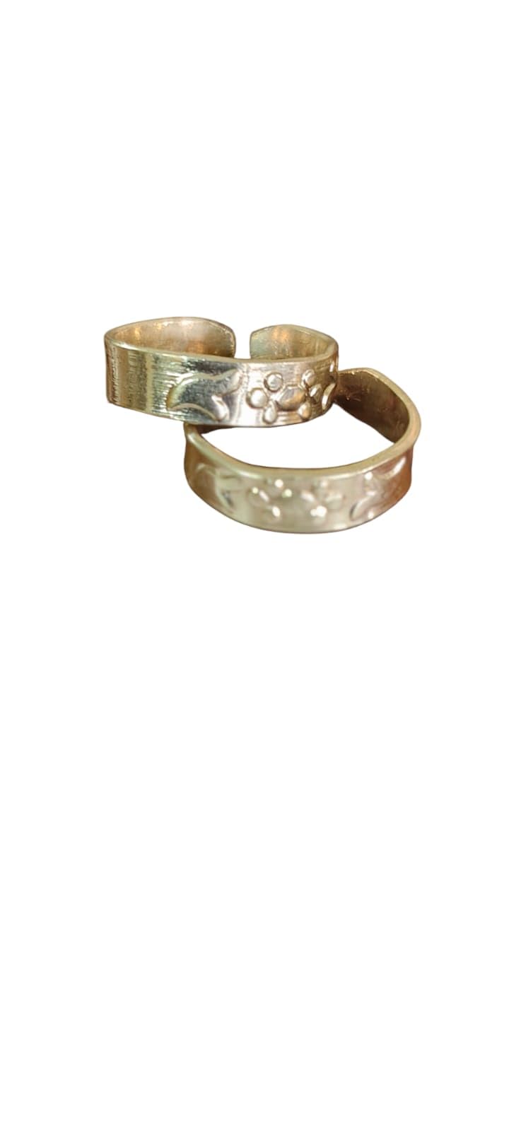 Five Metal Toe Rings for Women, Panchaloha Impon Toe Rings for Daily Use-image-41