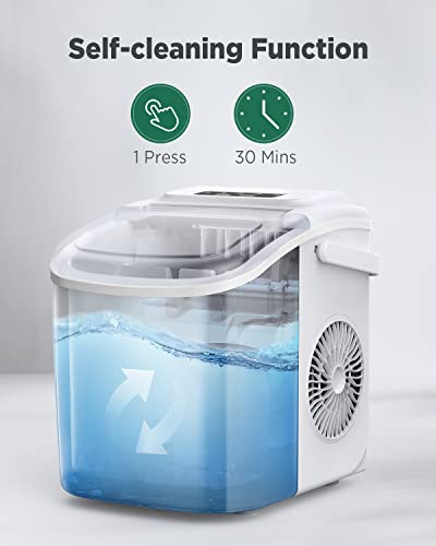 Image of Silonn Ice Maker Machine Countertop with Handle