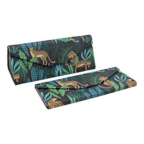Image of Real Sic Glasses Case for Men and Women - Magnetic Folding Hard Shell Sunglass Holder - Inspired by Adorable Animals