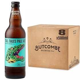 Butcombe Brewery, Tall Tales Pale Ale Bottles, Vegan Friendly, Notes of Grapefruit, Pineapple and Lemon, 8 x 500ml Butcombe Brewery, Tall Tales Pale Ale Bottles, Vegan Friendly, Notes of Grapefruit, Pineapple and Lemon, 8 x 500ml – BUTCOMBE