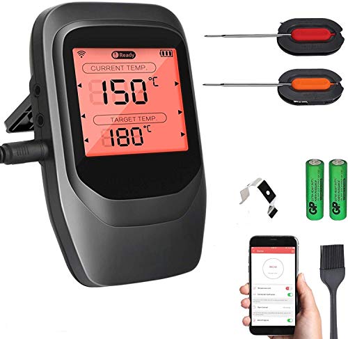 Termometro per Barbecue con 2X Sonda, Sendowtek