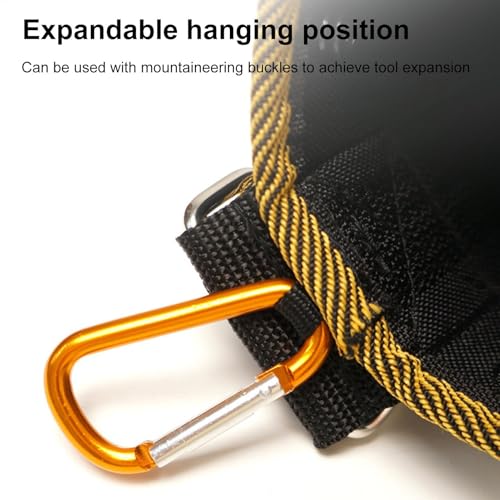 Sac à outils de taille étanche en toile pour menuisier et électricien - 7