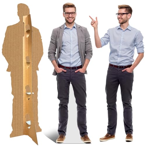 Custom Life Size Cardboard Cutout - Personalized | High Resolution Stand Up | Upload Your Own Photo - Perfect for Wedding Birthday and Any Party 1 to 8 ft - Cardboard